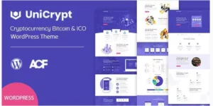 UniCrypt Cryptocurrency ICO WordPress Theme 1.0.0破解版主题