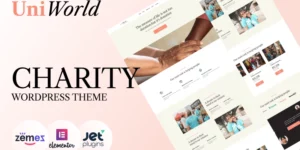 UniWorld Donations Charity WordPress Theme 1.0.0破解版主题