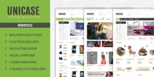 Unicase Electronics Store WooCommerce Theme 1.6.6破解版主题