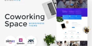 UnionHUB Coworking Space WordPress Elementor Theme WordPress Theme 1.0.1破解版主题