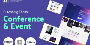 Uniqel Conference and Event WordPress Theme 1.0破解版主题