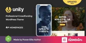 Unity WordPress Crowdfunding Theme 4.6.0破解版主题