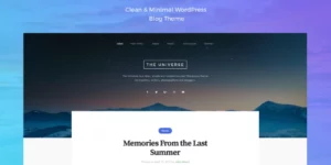 Universe Clean Minimal WordPress Blog Theme 1.2.2破解版主题