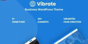 Vaibrate Business Responsive WordPress Theme 2.1.0破解版主题