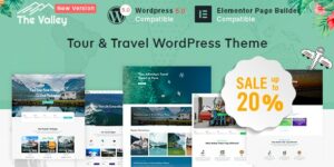 Valley Tour Travel Agency WordPress Theme 2.7.11破解版主题