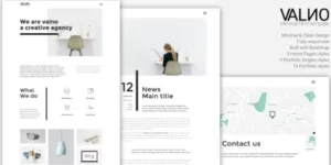 Valno Minimal Creative Multi page Portfolio WordPress Theme 1.0.0破解版主题