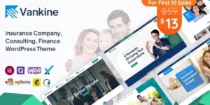 Vankine Insurance Consulting Business WordPress Theme 1.2.2破解版主题