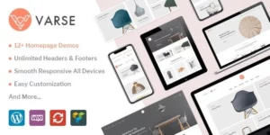 Varse WooCommerce AJAX WordPress Theme 1.0.0破解版主题