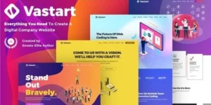 Vastart Digital Company Startup WordPress Theme 1.2.13破解版主题