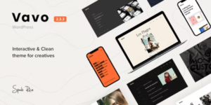 Vavo An Interactive Clean Theme for Creatives 2.3.1破解版主题