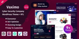 Vaximo Cyber Security Company WordPress Theme 2.4破解版主题