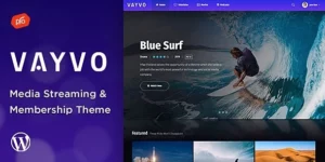 Vayvo Media Streaming Membership Theme 5.3破解版主题