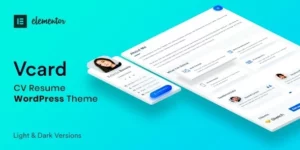 Vcard CV Resume Theme 1.0.6破解版主题