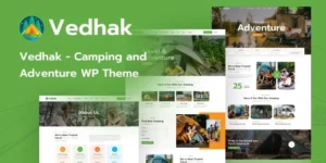 Vedhak Camping and Adventure WordPress Theme 1.0.0破解版主题