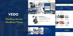 Vedo Plumbing WordPress Theme 1.0破解版主题