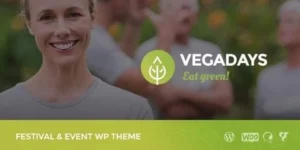 VegaDays Vegetarian Food Festival Eco Event WordPress Theme 1.1破解版主题