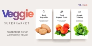 Veggie | Vegetable and Fruit Shop WordPress Theme 2.0.8破解版主题