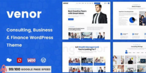 Venor Business Consulting WordPress Theme 1.2.3破解版主题