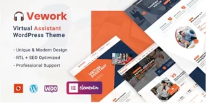 Vework Virtual Assistant WordPress Theme 1.0.3破解版主题