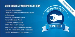 Video Contest WordPress Plugin 3.2.0破解版插件