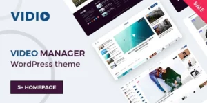 Vidio Video Manager WordPress theme 1.1.8破解版主题