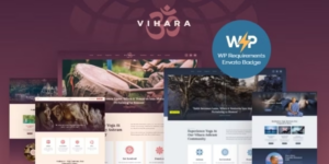 Vihara | Ashram Oriental Buddhist Temple WordPress Theme + RTL 1.2.4破解版主题