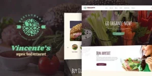 Vincente’s | Organic Food Restaurant Eco Cafe WordPress Theme 1.1.3破解版主题