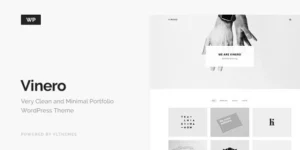 Vinero Very Clean and Minimal Portfolio WordPress Theme 3.1破解版主题