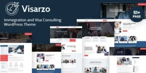 Visarzo – Immigration and Visa Consulting WordPress Theme 2.3破解版主题