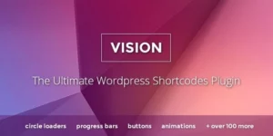 Vision WordPress Shortcodes Plugin 3.4.3破解版插件