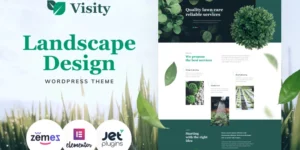 Visity Landscape Design with WordPress Elementor Theme WordPress Theme 1.0.0破解版主题