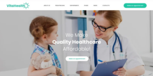 VitaHealth Pediatric Clinic Responsive Medical WordPress Theme 1.0.0破解版主题