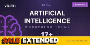 Vizion 4.0 Artificial Intelligence AI WordPress Theme 4.1.4破解版主题