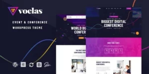 Voelas Event Conference WordPress Theme 1.1.8破解版主题
