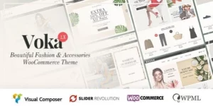 Voka Fashion Cosmetic Accessories WooCommerce Theme 2.2.0破解版主题