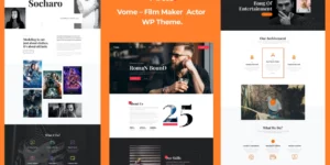 Vome Film Studio Movie Producti WordPress Theme 1.0.7破解版主题