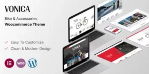 Vonica Bike Accessories WooCommerce Theme 1.0.2破解版主题