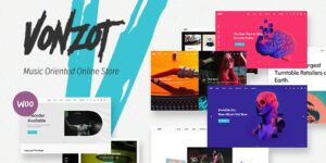 Vonzot Music Oriented WooCommerce Theme 1.8.6破解版主题