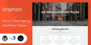 Vromon Tour Travel Agency WordPress Theme 1.9破解版主题