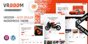Vrooom  – Auto Dealer WordPress Theme 1.0.0破解版主题