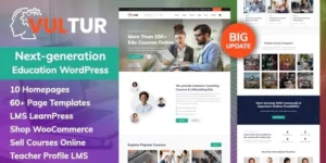 Vultur – Coach Online Courses LMS Education WordPress 1.1.0破解版主题