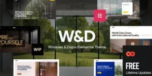 W&D Windows Doors Company WordPress Theme 1.0.0破解版主题