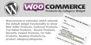 WC Products By Category Widget 1.5破解版插件