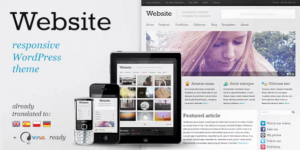WEBSITE RESPONSIVE WORDPRESS THEME 6.0.2破解版主题