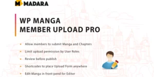 WP Manga Member Upload PRO 1.1.1破解版插件