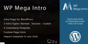 WP Mega Intro Amazing Intro Pages for WP 3.0破解版插件