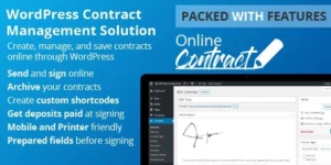 WP Online Contract 5.1.4破解版插件