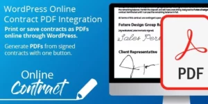 WP Online Contract PDF Print Integration 1.0.3破解版插件