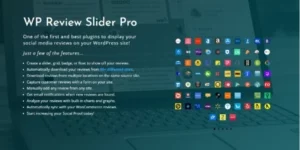 WP Review Slider Pro 12.0.6破解版插件