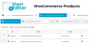 WP Sheet Editor WooCommerce Products (Premium) 1.8.14破解版插件